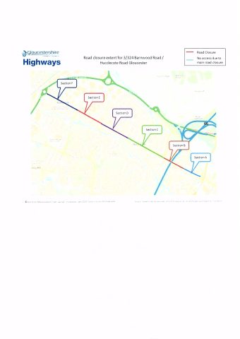 Full details of road closures
